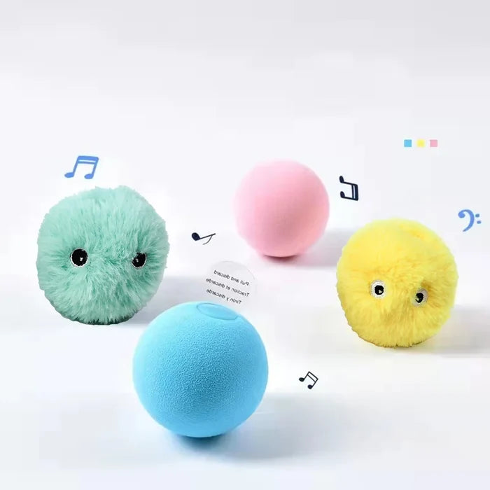 Smart Cat Interactive Plush Ball Toy