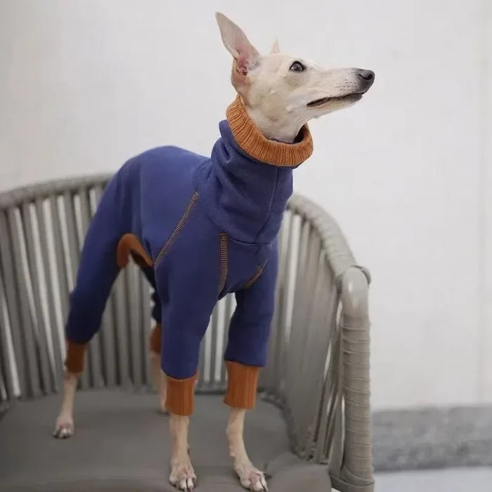 SnowCuddle Plush Winter Dog Jumpsuit