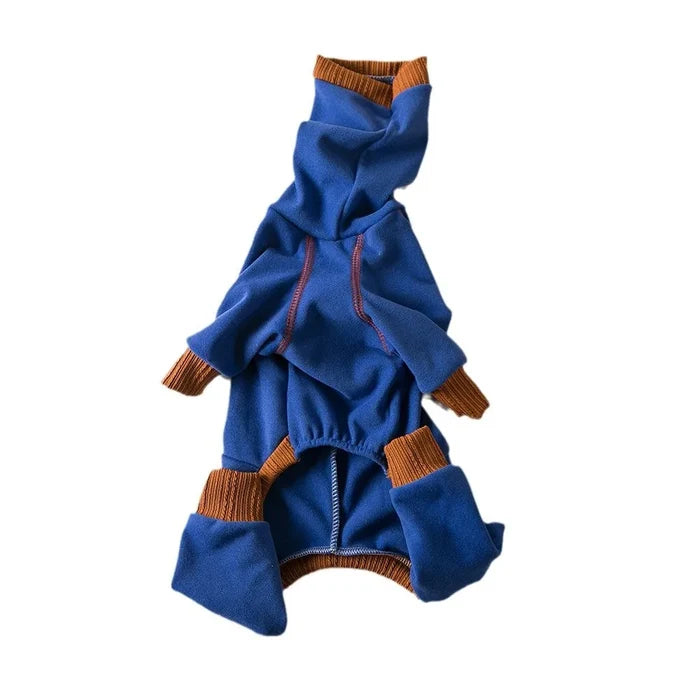SnowCuddle Plush Winter Dog Jumpsuit