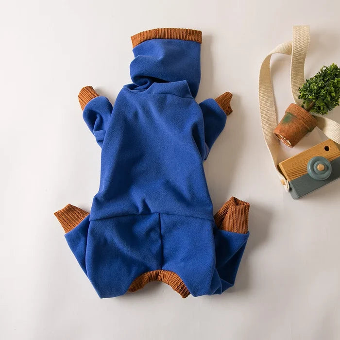 SnowCuddle Plush Winter Dog Jumpsuit