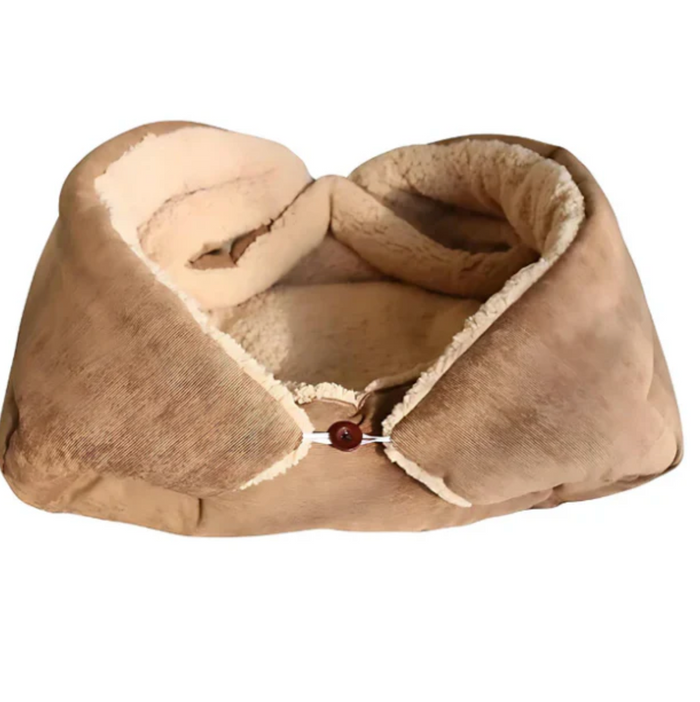 SnuggleCloud Ultra Plush Cat Bed