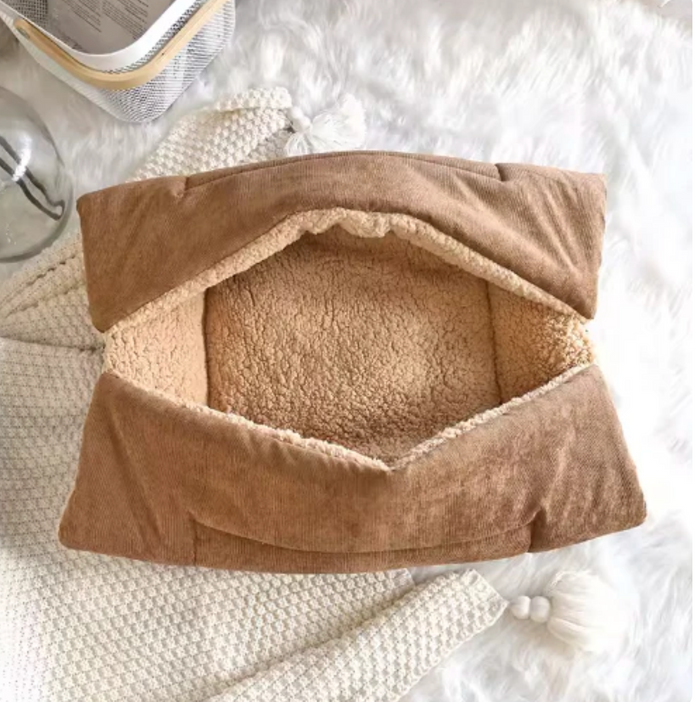 SnuggleCloud Ultra Plush Cat Bed