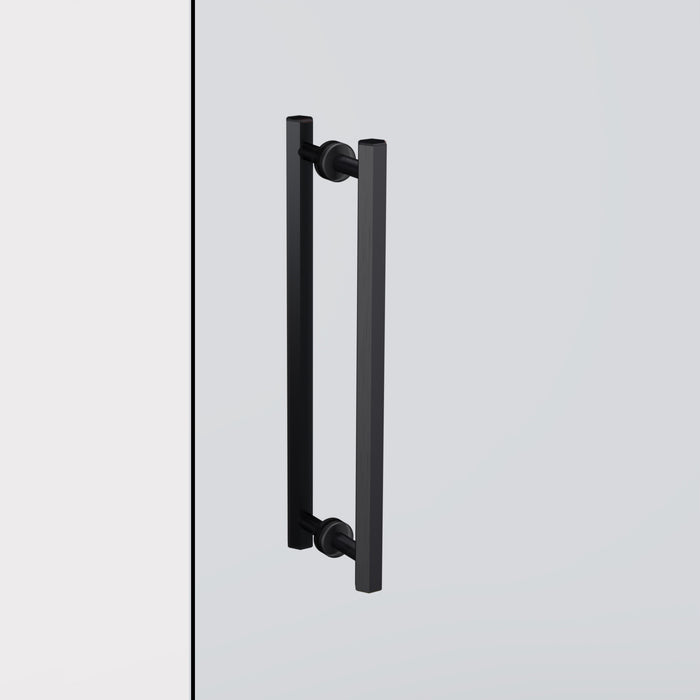 Solid Brass Black Hexagonal Double Sided Pull Handles – product view 2