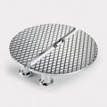 Solid Brass Half Moon Handles in Chrome - Large