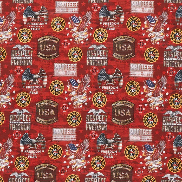 Sykel - Service & Rescue - Firefighter Camo Flag  1338FF