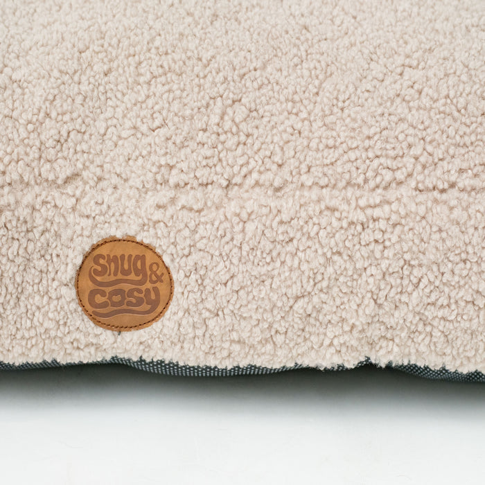 Teddy Boucle Luxurious Dog Lounger - Cat Beds for dogs Snug and Cosy Pets