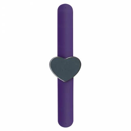 The Gypsy Quilter Magnetic Pincushion with Slap Band Bracelet Heart Shape