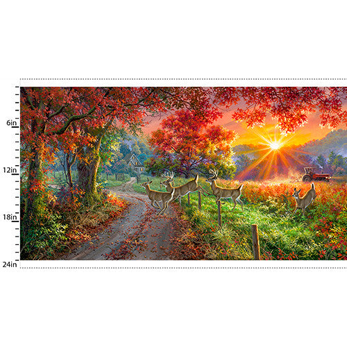 Through the Forest Light Panel Abraham Hunter  20731 Multi