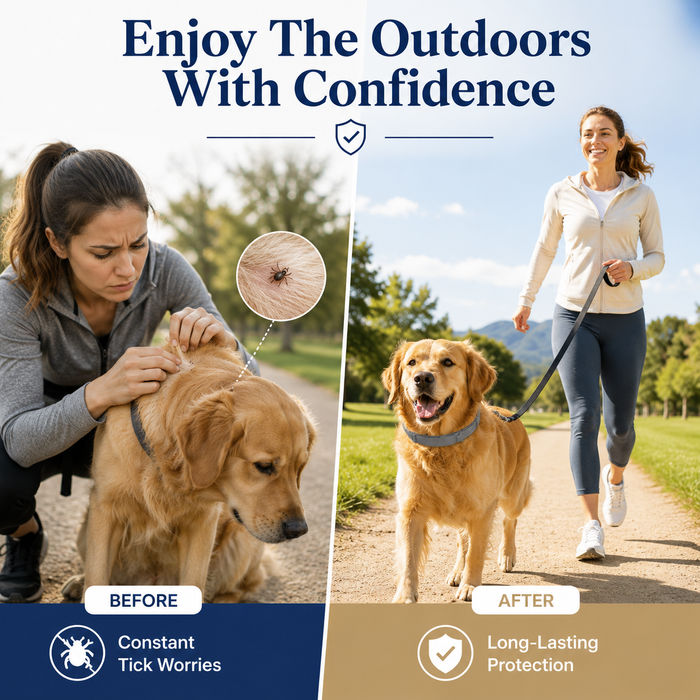TickShield Ultra Protection Dog Collar