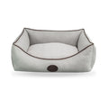 Tuscany Diamond Faux Leather Dog Bed - Luxury Meets Comfort - Dog Bed for dogs Snug and Cosy Pets