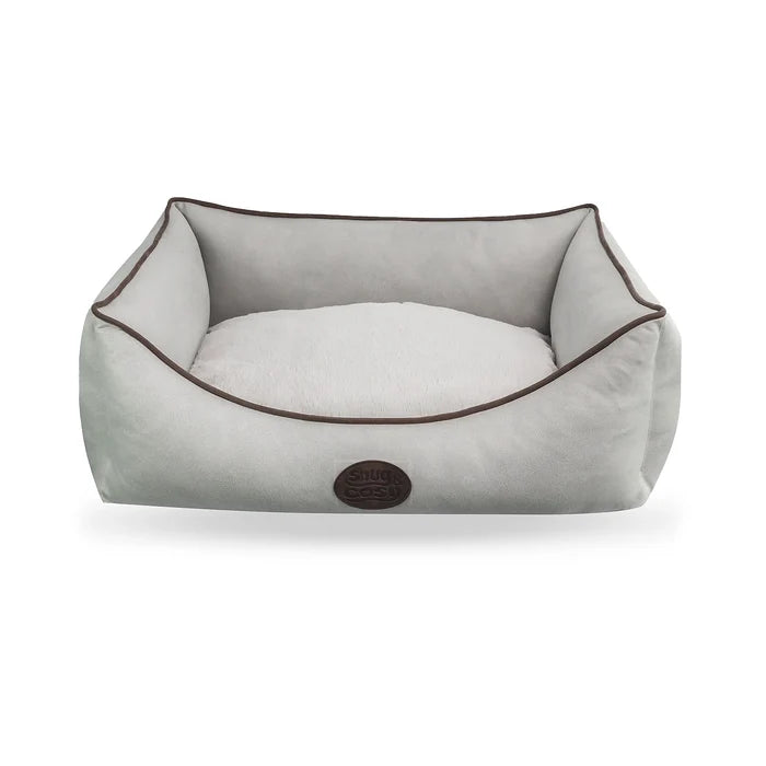 Tuscany Diamond Faux Leather Dog Bed - Luxury Meets Comfort - Dog Bed for dogs Snug and Cosy Pets