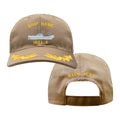 US Navy Custom Ship Cap - Coyote - Captain Scrambled Eggs - Cactus Class Hats and Caps