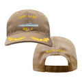 US Navy Custom Ship Cap - Coyote - Captain Scrambled Eggs - Casco Class Cutter Hats and Caps