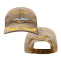 US Navy Custom Ship Cap - Coyote - Captain Scrambled Eggs - Owasco Class Hats and Caps