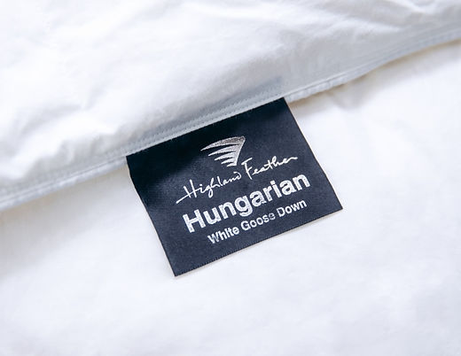 Visegrad 700TC Hungarian White Goose Down Pillow, view 2 - Mattress Miracle Brantford