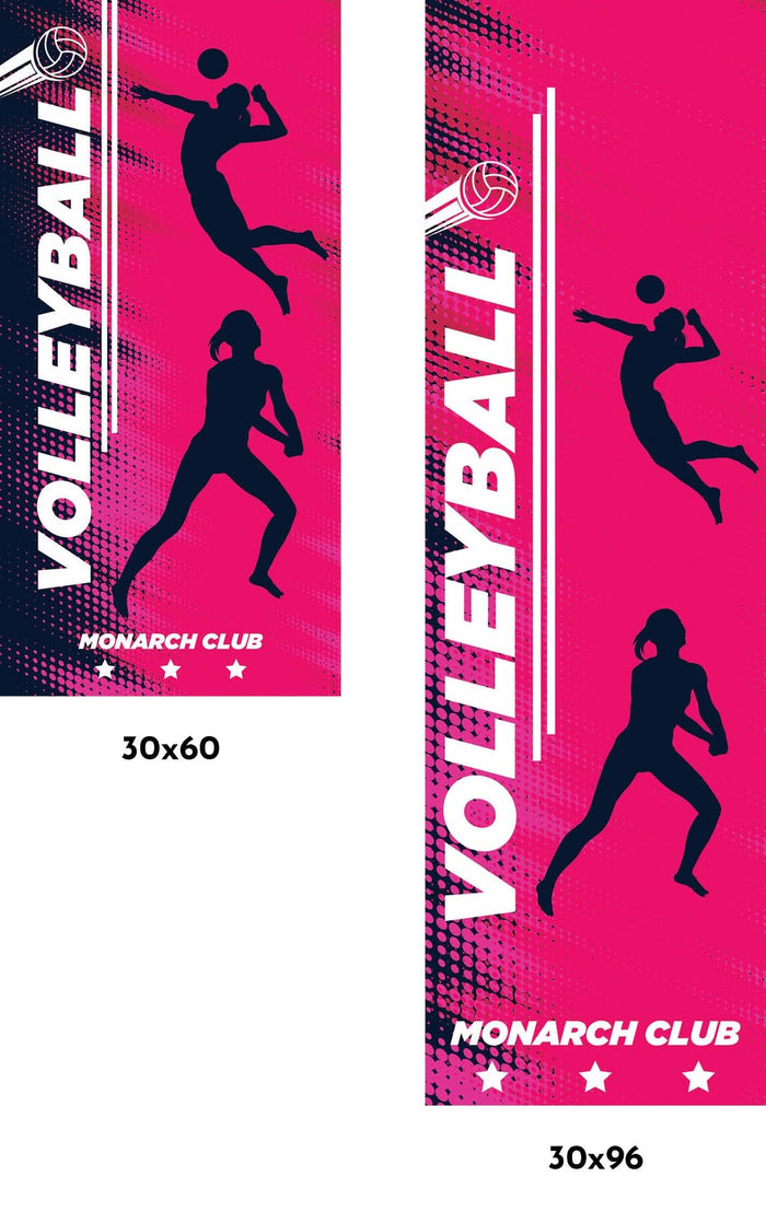 Volleyball Single Vinyl Banner Dekra-Lite