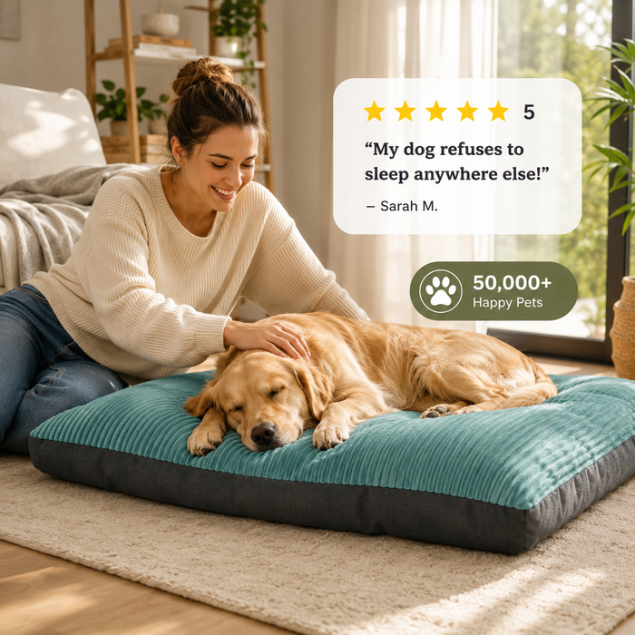WarmNest Corduroy Pet Bed