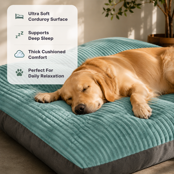 WarmNest Corduroy Pet Bed