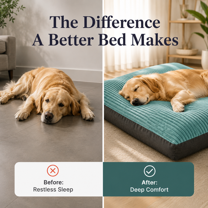 WarmNest Corduroy Pet Bed