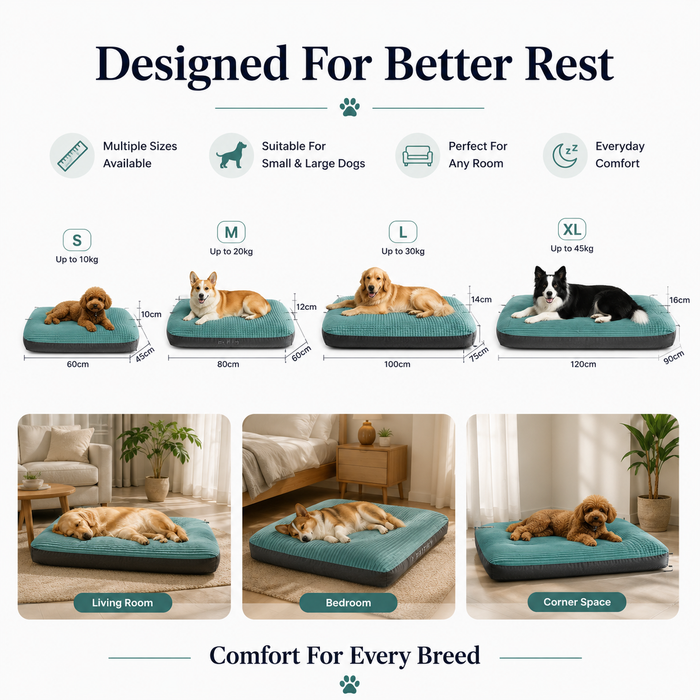 WarmNest Corduroy Pet Bed