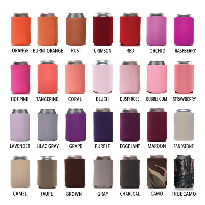 Wedding Can Cooler #39FR - Full Color - I Do Too - Pet Can Coolers, Dog Can Coolers, Wedding Favor, Beer Hugger, Wedding Favor, Beer Holder