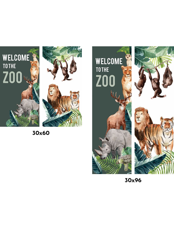 Welcome to the Zoo Double Vinyl Banner Dekra-Lite