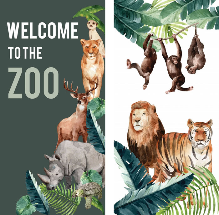 Welcome to the Zoo Double Vinyl Banner Dekra-Lite