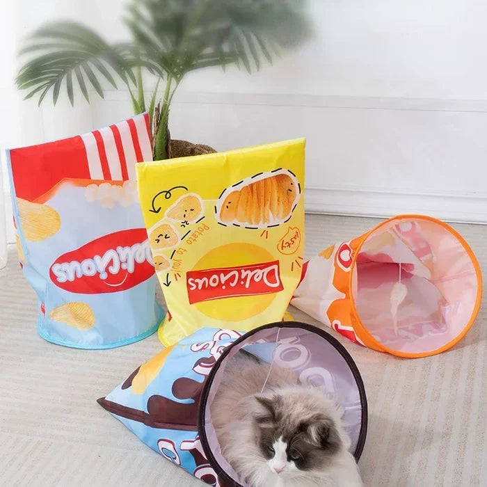 WhiskerTrail Collapsible Cat Play Tunnel