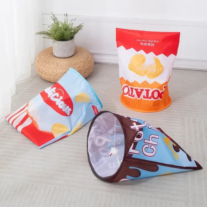 WhiskerTrail Collapsible Cat Play Tunnel