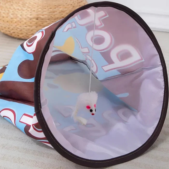 WhiskerTrail Collapsible Cat Play Tunnel