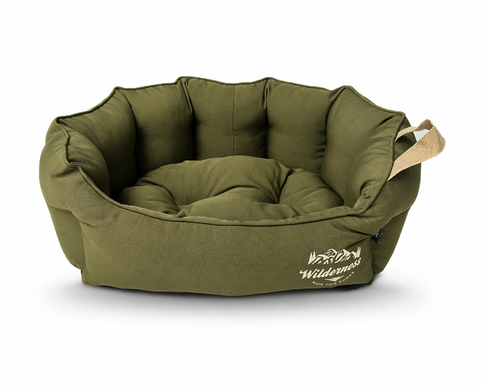 Wilderness Olive Snuggle Dog Bed | Snug & Cosy Pets - Dog Beds for dogs Snug and Cosy Pets