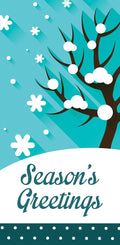 Winter Tree Single Vinyl Banner Dekra-Lite