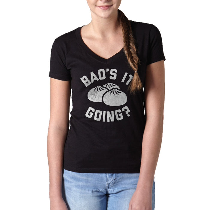 Women's Bao's It Going Dim Sum Vneck T-Shirt
