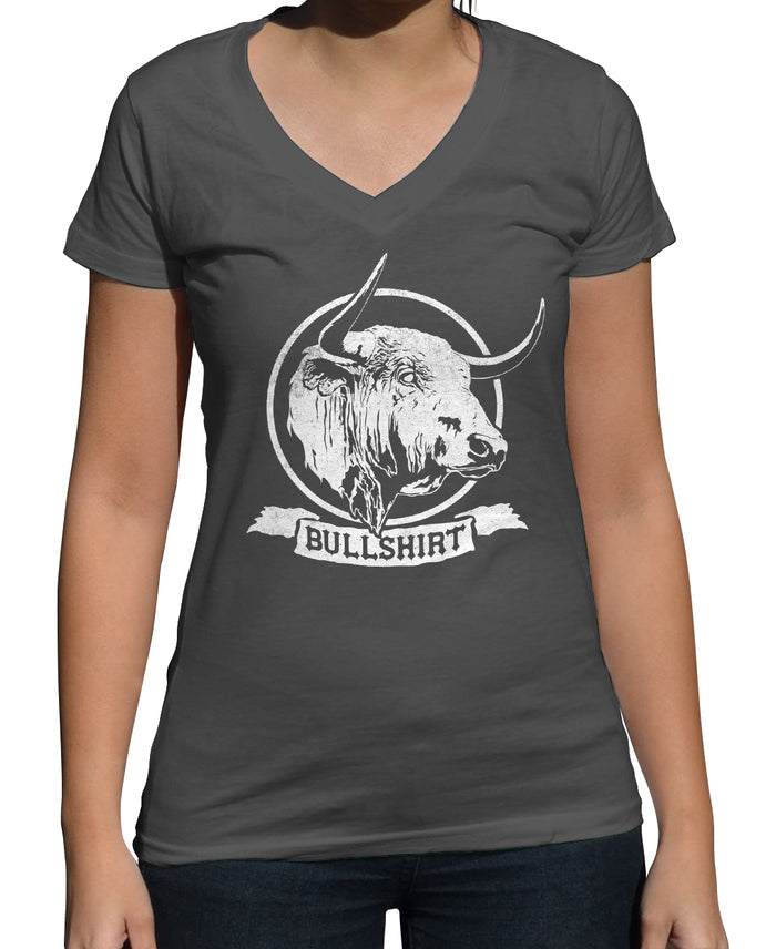 Women's Bull Shirt Vneck T-Shirt