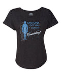 Women's Dystopia Got You Down? Try Dissociating! Scoop Neck T-Shirt