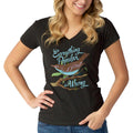 Women's Everything Popular is Wrong Bird Vneck T-Shirt