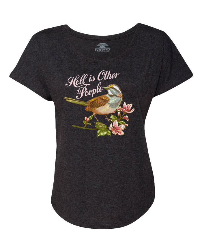 Women's Hell Is Other People Scoop Neck T-Shirt