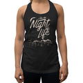 Women's I Like the Night Life Racerback Tank Top