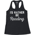 Women's I'd Rather Be Reading Racerback Tank Top