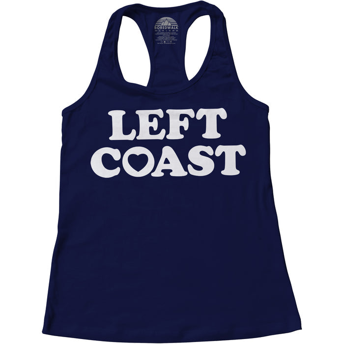 Women's Left Coast Racerback Tank Top