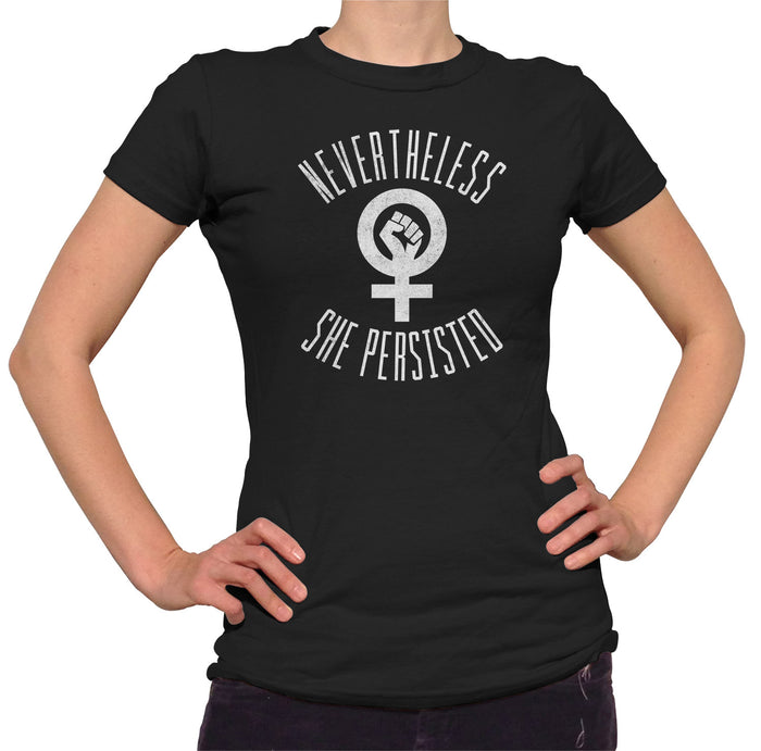 Women's Nevertheless She Persisted T-Shirt - Elizabeth Warren