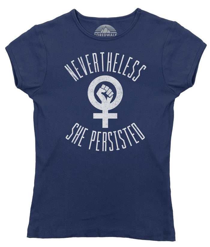Women's Nevertheless She Persisted T-Shirt - Elizabeth Warren