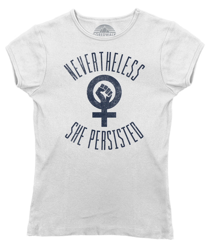Women's Nevertheless She Persisted T-Shirt - Elizabeth Warren