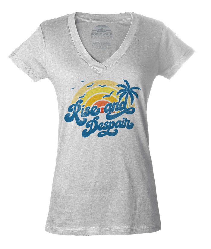 Women's Rise and Despair Vneck T-Shirt