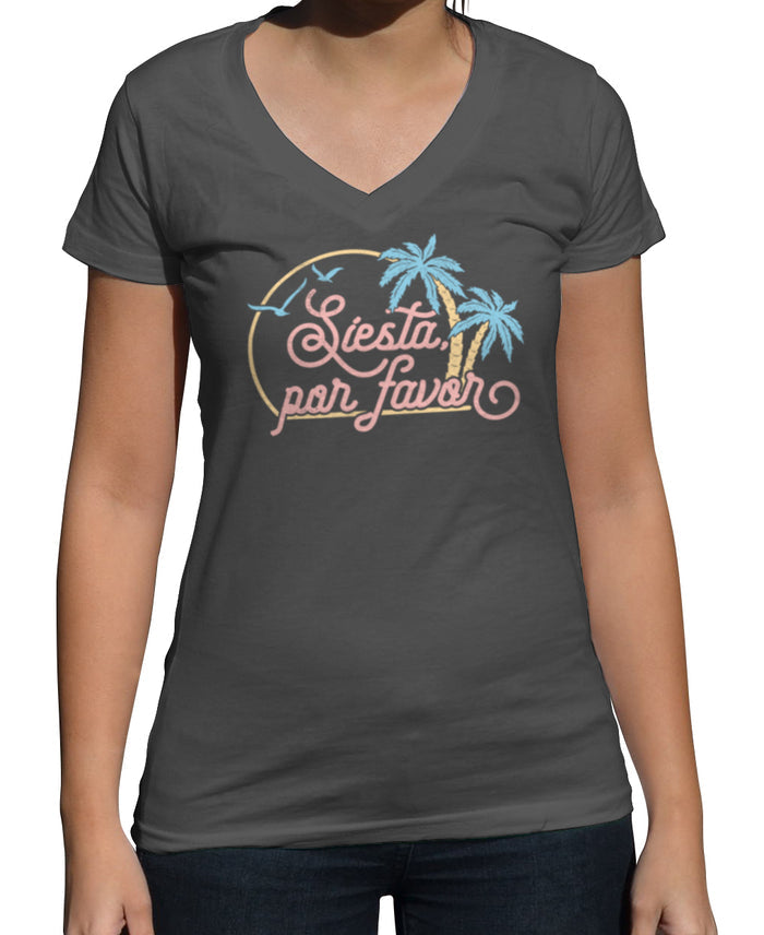 Women's Siesta Por Favor Vneck T-Shirt