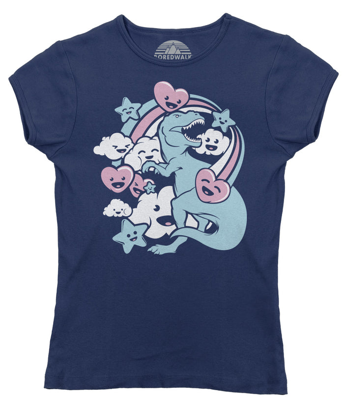 Women's T-Rex Kawaii Adventure T-Shirt - By Ex-Boyfriend