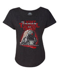 Women's The Light at The End of The Tunnel is a Train Scoop Neck T-Shirt