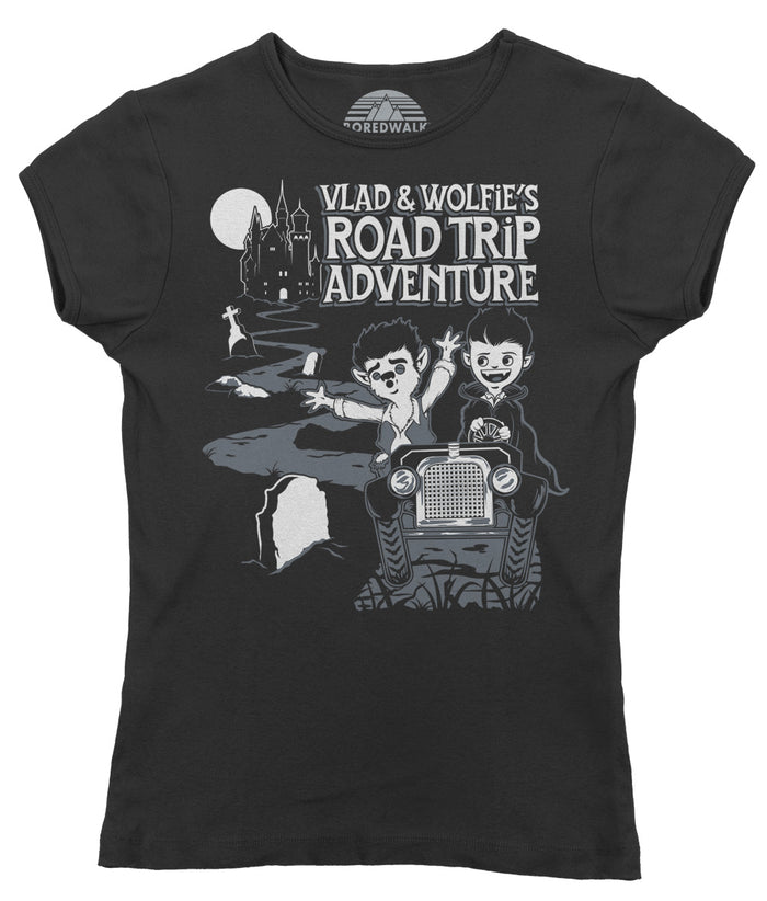 Women's Vlad and Wolfie's Road Trip Adventure T-Shirt - By Ex-Boyfriend