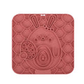 Red Easter bunny