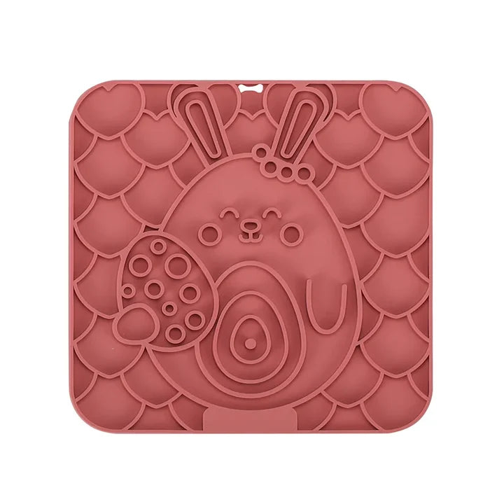 Red Easter bunny